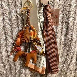 Horse western Purse Charm and scarf rag set